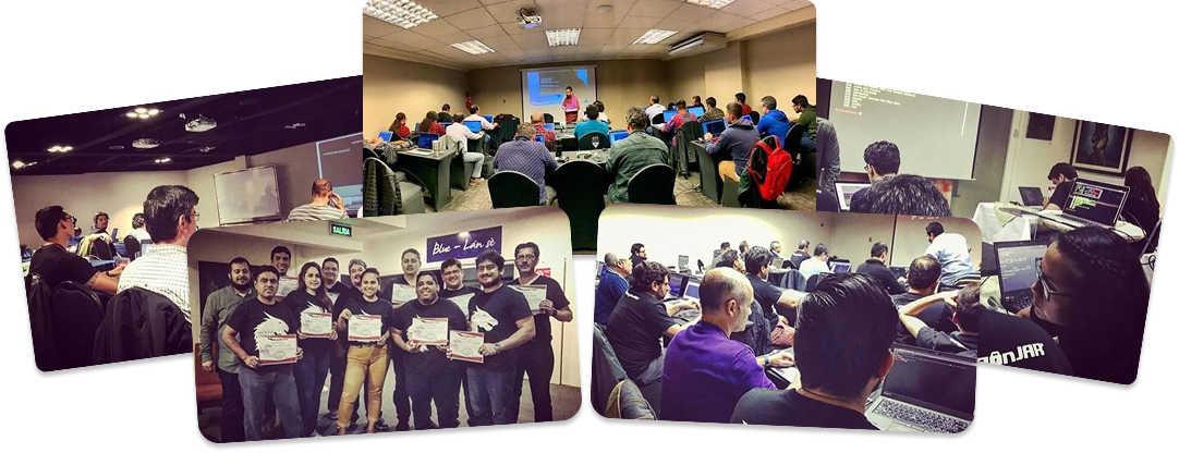 Alumnos del Diplomado de Seguridad Informática Ofensiva en sesiones de formación